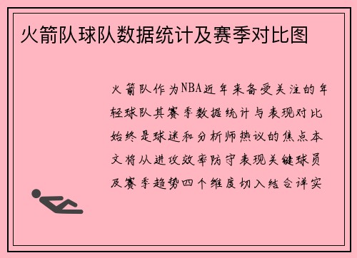 火箭队球队数据统计及赛季对比图